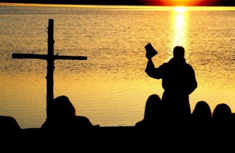 Many individuals attend sunrise services on Easter morning. 
